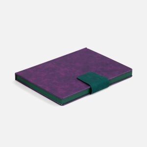 Ежедневник Grande Strap на заказ, датированный, фиолетовый Ежедневник Grande Strap на заказ, датированный, фиолетовый