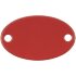 Шильдик металлический Alfa Oval, красный Шильдик металлический Alfa Oval, красный