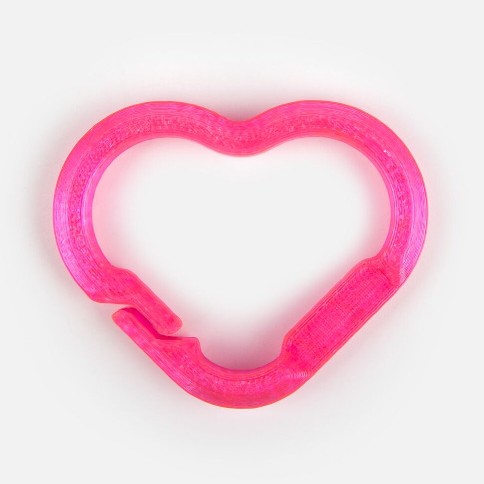 Брелок Impreso, 3D-печать на заказ, сердце Брелок Impreso, 3D-печать на заказ, сердце