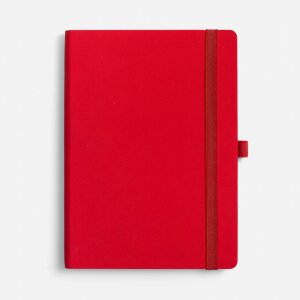 Ежедневник Peel Flex, недатированный, красный