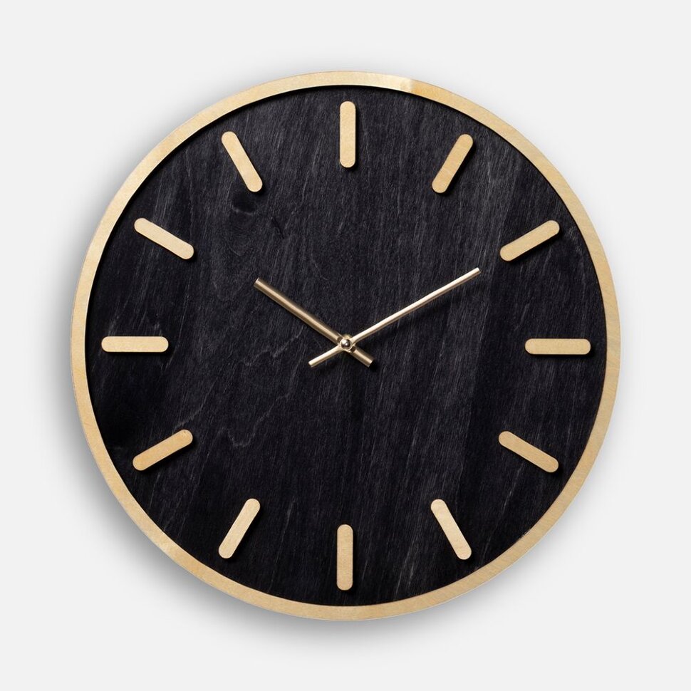 Часы Timefolio, черные Часы Timefolio, черные