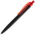 Ручка шариковая Prodir QS01 PRT-P Soft Touch, черная с красным Ручка шариковая Prodir QS01 PRT-P Soft Touch, черная с красным