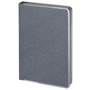 Ежедневник Frame Metal, недатированный, серый