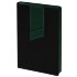 Ежедневник Bookmark, недатированный, черный с зеленым