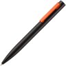 Ручка шариковая Inkolor, черная с оранжевым Ручка шариковая Inkolor, черная с оранжевым