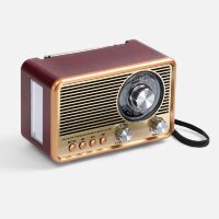 Bluetooth-колонка с радио Listenberg, коричневая