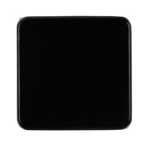 Квадратный шильдик на резинку Direct, черный Квадратный шильдик на резинку Direct, черный