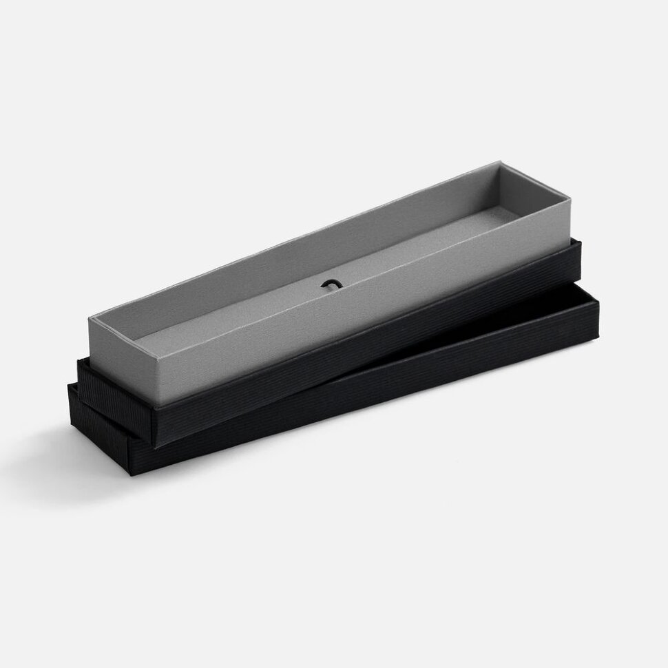 Футляр Nastro для 1 ручки, черный с серым Футляр Nastro для 1 ручки, черный с серым