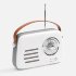 Bluetooth-колонка с радио Retronica, белая