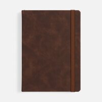 Ежедневник Urban Hard, недатированный, коричневый