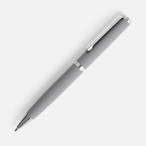 Ручка шариковая Inkish Chrome в футляре, серая
