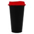 Стакан с крышкой Color Cap Black, черный с красным Стакан с крышкой Color Cap Black, черный с красным