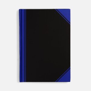 Блокнот Accenti, черный с синим Блокнот Accenti, черный с синим