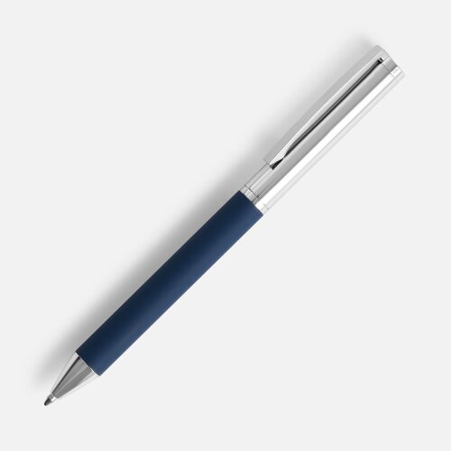 Ручка шариковая Eyeshot Soft Touch, темно-синяя