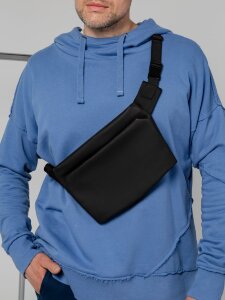 Поясная сумка Traffic, черная Поясная сумка Traffic, черная