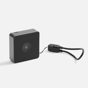 Внешний аккумулятор с беспроводной зарядкой Aura Power 5000 мАч, серый Внешний аккумулятор с беспроводной зарядкой Aura Power 5000 мАч, серый