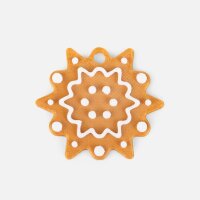 Мини-подвеска «Пряник», 3D-печать на заказ, снежинка