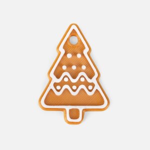 Мини-подвеска «Пряник», 3D-печать на заказ, елочка